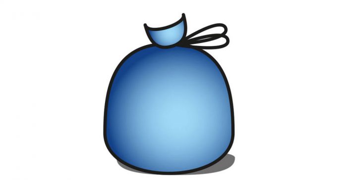 Sacchetto blu Cosmari